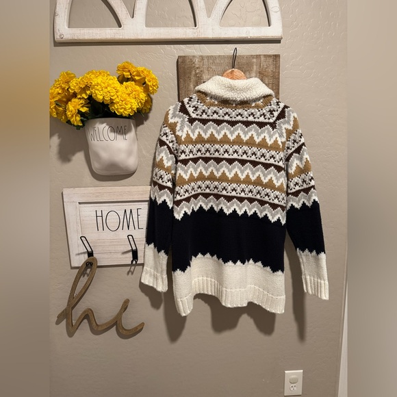 Show me your Mumu Sun Valley Fair Isle Pullover Faux Sherpa collar sweater - Picture 14 of 17